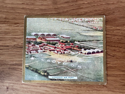 Nicolas Sarony - A Day On The Airway (L) 1928 - # 7 Croydon Slides Away Below