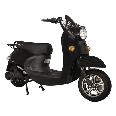 VOLTA MOTORS VOLTA VS2 Elektro Scooter Retro Motor-Roller schwarz Straßenzulassung COC