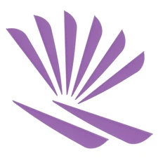 Letszhu Arrows Vanes 4 Inch Plastic Feather Fletching for DIY Archery Arrows ...