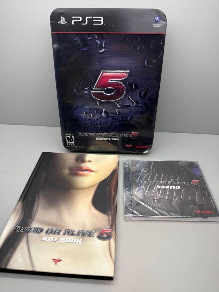 Dead or Alive 5 Collector's Edition PS3 NO GAME Sealed Soundtrack