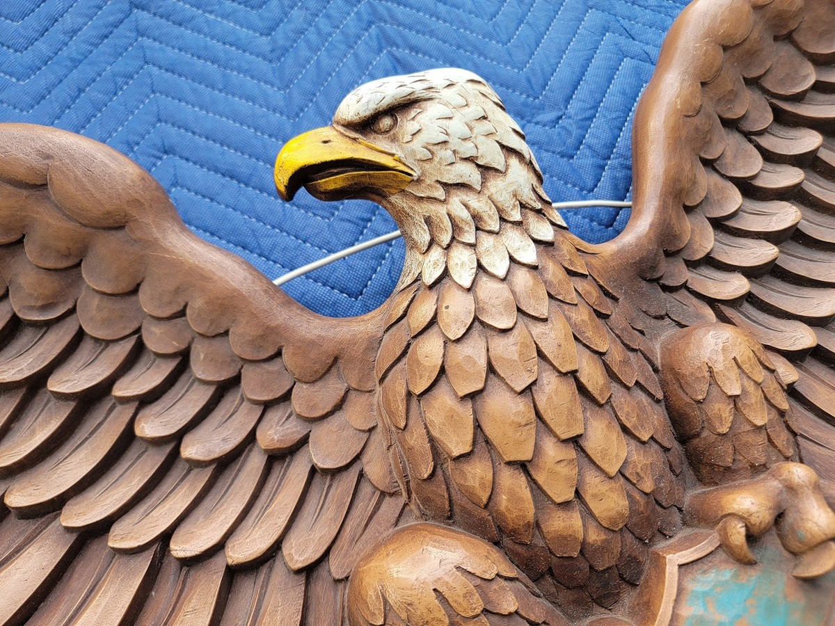 Vintage SYROCO American Eagle Plaque/Sculpture/Wall Hanging/Decor