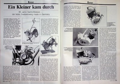 Oldtimer Markt 12/1990 60 Jahre Fichtel & Sachs Motoren - ein interessanter Beri