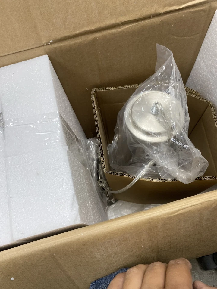 Люстра Craftmade 50525-BNK Bolden 5 ламп 24 дюйма - семенное стекло матовый никель - Изображение 4 из 4