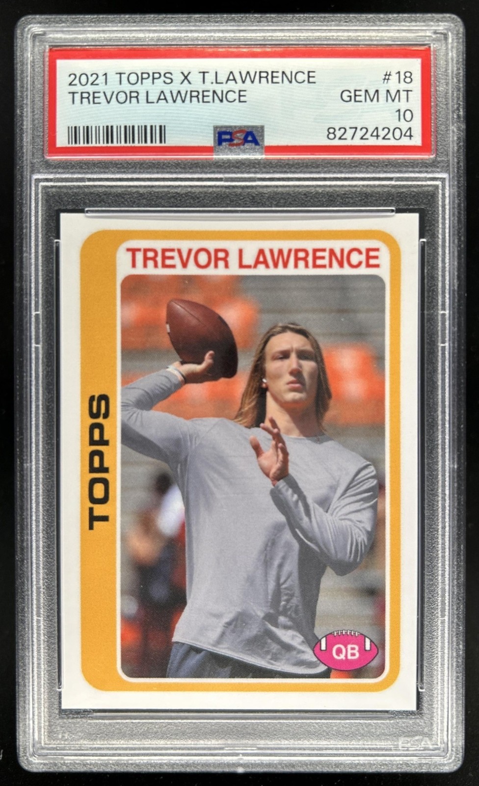 Trevor Lawrence Topps X Trevor Lawrence #18 Base