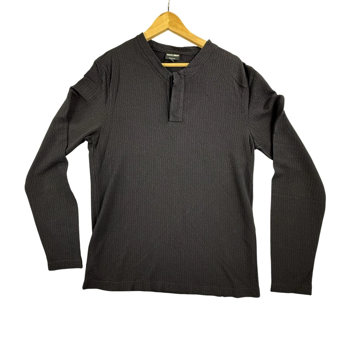 Giorgio Armani Long Sleeve T-Shirts for Men for sale | eBay