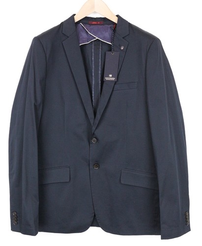 Double Two Uomo Classico Misto Cotone Manica Lunga Camicia