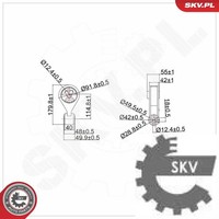 Esen SKV 75SKV507 Lagerung FüR Motor Motorlager Lagerung Motor