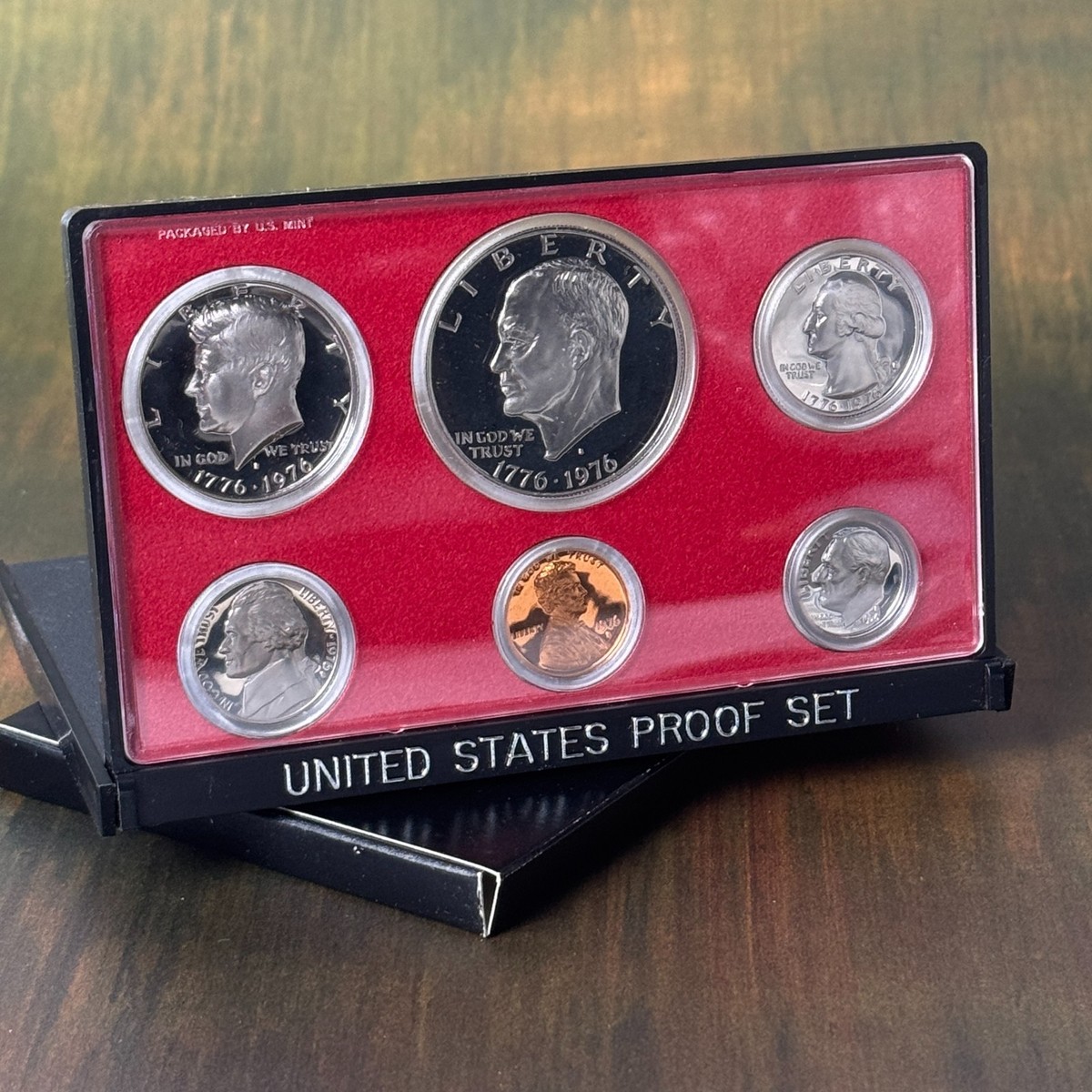 アメリカ合衆国建国200年　1776-1976年 2種類セット 1776-1976 S - United States Mint 6 Coin Bicentennial Proof Set