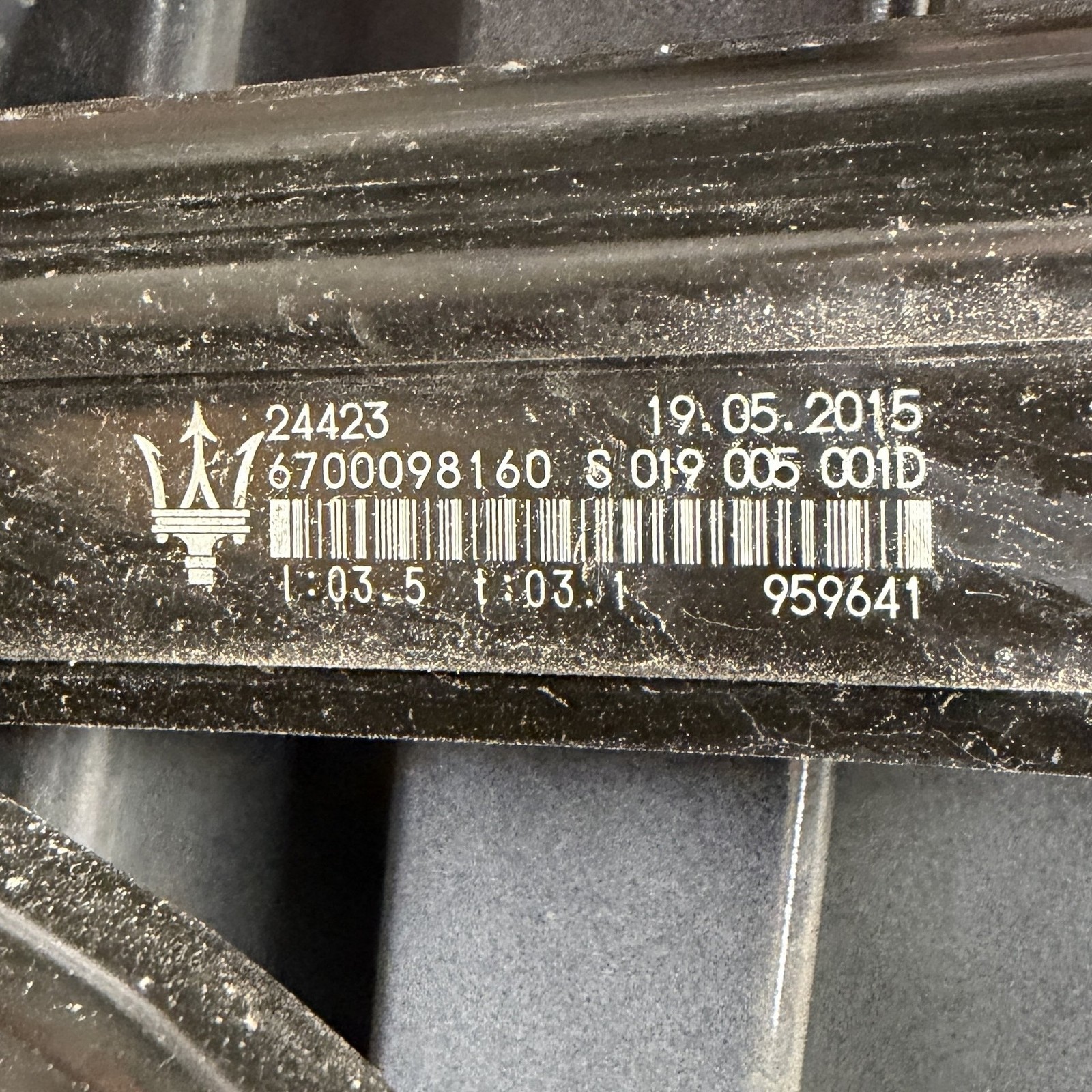 Maserati Quattroporte 2014-2024 Front Left Door framework