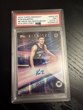 2025 Topps Midnight Kon Knueppel Hrzn Sig Moon- Beam Auto