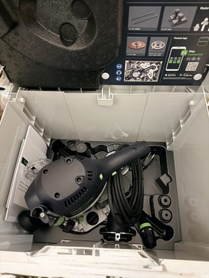 FESTOOL 576213 OF 1400 EQ-F- PLUS PLUNGE ROUTER  W/ Systainer 3