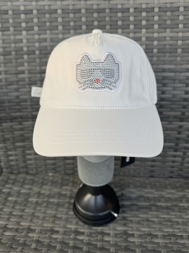 Neu mit Etikett Karl Lagerfeld Baseballmütze Kappe Logo verstellbar hinten weiß - Bild 3 von 10