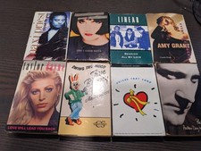 Lot of 8 Vintage 80s/90s Cassette Singles R B Pop Dance Tested