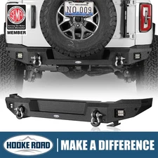 Hooke Road Classic Rear Bumper For 2021 2022 2023 2024 Ford Bronco