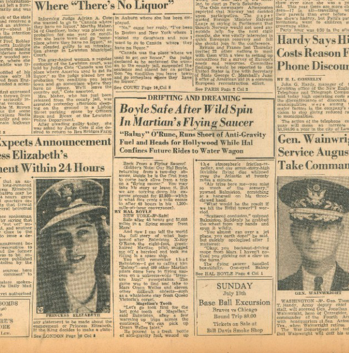 UFO Roswell NOT A FLYING SAUCER . Ramey and DuBose New Mexico July 9 1947 PW1 - Picture 2 of 5