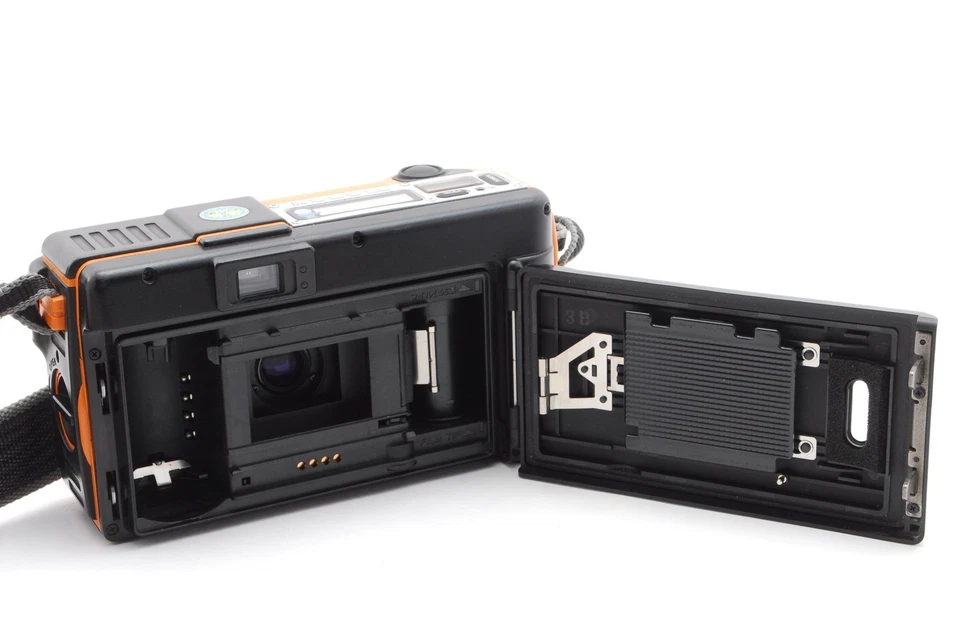 【NEAR MINT】 Konica Genbakantoku 28 WB ECO Orange 35mm Film Camera From Japan - Image 4 of 4