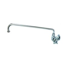T S Brass B-0211 Wall Mounted Single Temperature Faucet w/ 12" Swing Spout