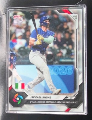 2026 Topps NOW World Baseball Classic WB23 Jac Caglianone Team Italy