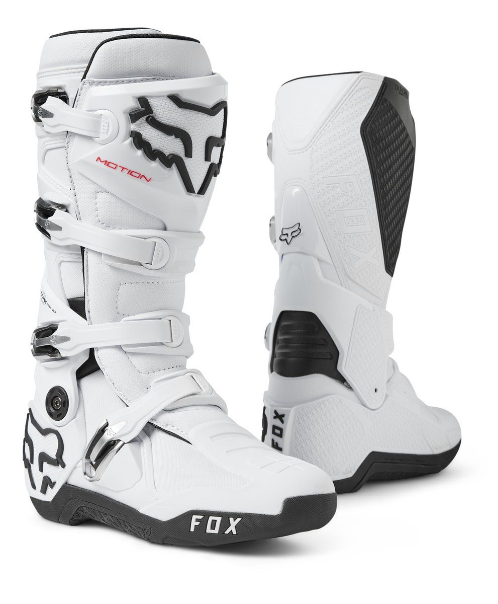 Fox Racing Motion Motocross Boots (White) 29682-008-11.5-1 | eBay