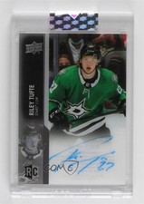 2021-22 Upper Deck Clear Cut Rookies Riley Tufte #CC-RT Auto 0a4
