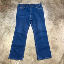 Vintage 1992 Levis 517 Jeans Mens 36x28 Made in USA Blue Bootcut Denim 517-2017