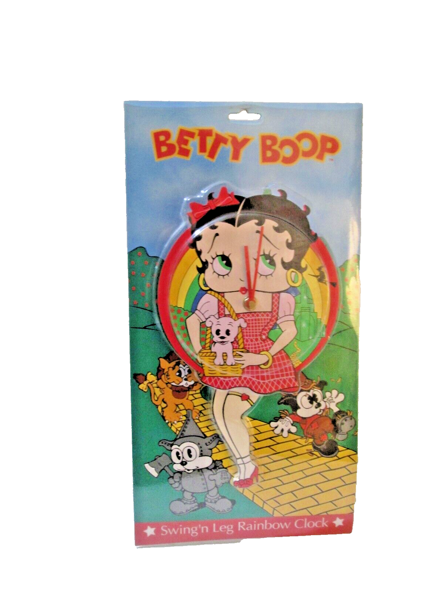 BETTY BOOP AS DOROTHY - WIZARD OF OZ SWINGING LEG RAINBOW 3D WALL