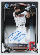 2025 Dean Curley 1st Bowman Chrome Draft Autograph #CPA-DC Guardians
