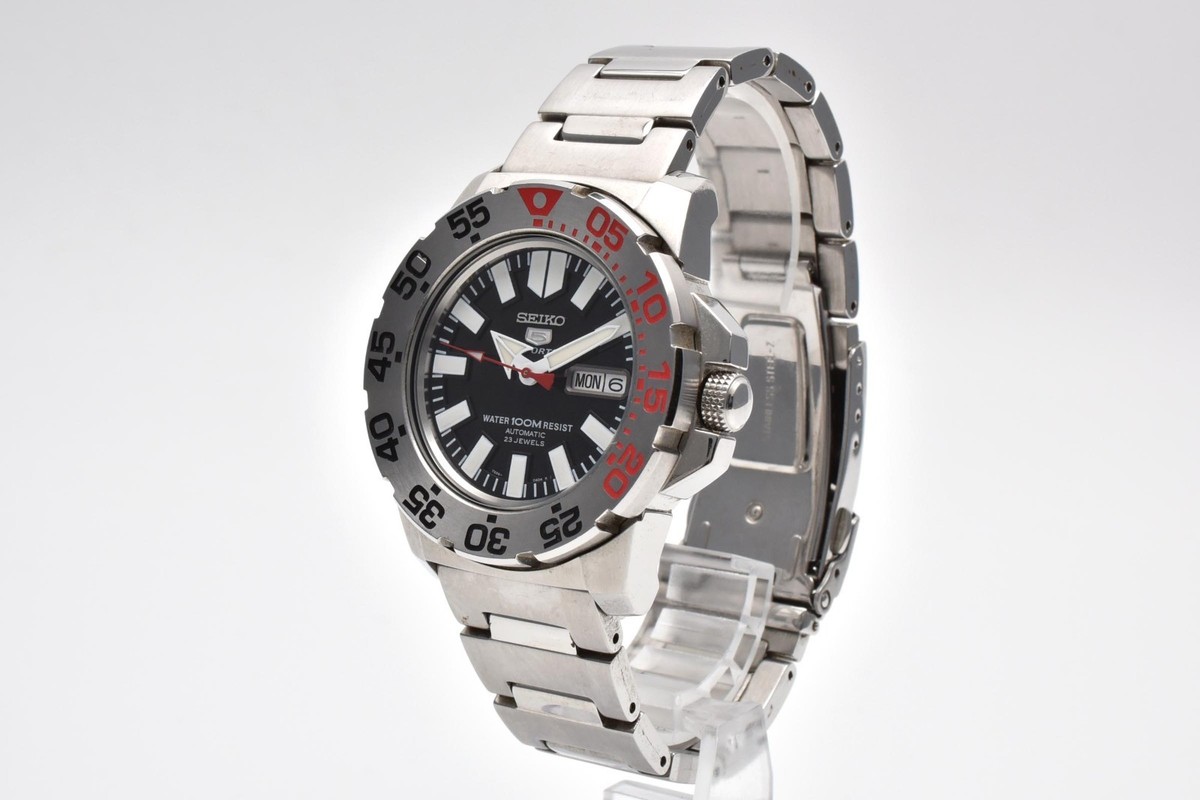 SEIKO セイコー5 7S36-03D0 裏スケ 自動巻き ベビーモンスター SEIKO セイコー5 7S36-03D0 裏スケ 自動巻き ベビーモンスター