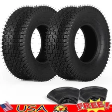 13x5.00-6 Tire Tube Set Heavy Duty Wear Resistant 300LBS Lawn Mower Cart New