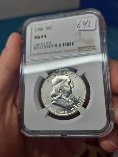 1958-P Franklin Half Dollar — photo from another recent sale