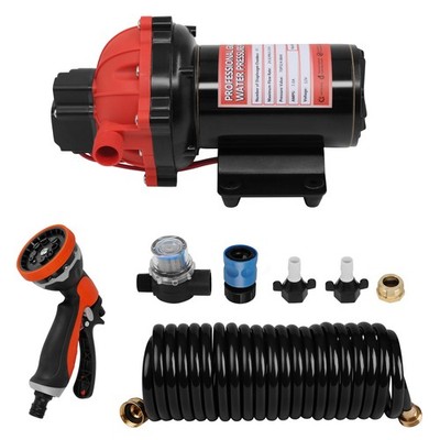 12V DC 6.5GPM Fresh Water Pump 70PSI Self Priming Pump Fits Home Garden Watering