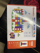 Magnetic Building Tiles 100 Piece Set Magnet Building Blocks for Kids