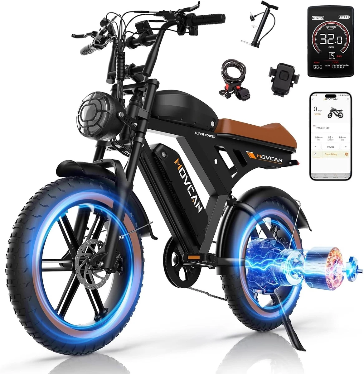 20 In Electric Bikes with Pedal Assist for sale | eBay