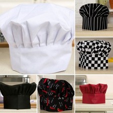 Comfortable Cook Adjustable Men Kitchen Baker Chef Elastic Cap Hat Catering Soft
