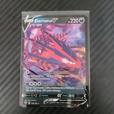 Eternatus V 116/189 Swsh03: Darkness Ablaze Holo