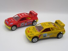 MAJORETTE : Peugeot 405 T16 Rallye Raid   No.202 - Yellow & Red