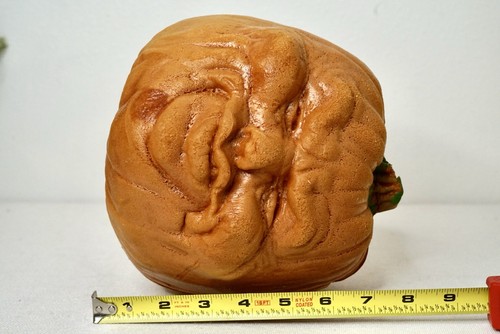 "Cara de calabaza de espuma vintage Todd Masters - The Oh Lantern Family retro 8""" - Imagen 11 de 15