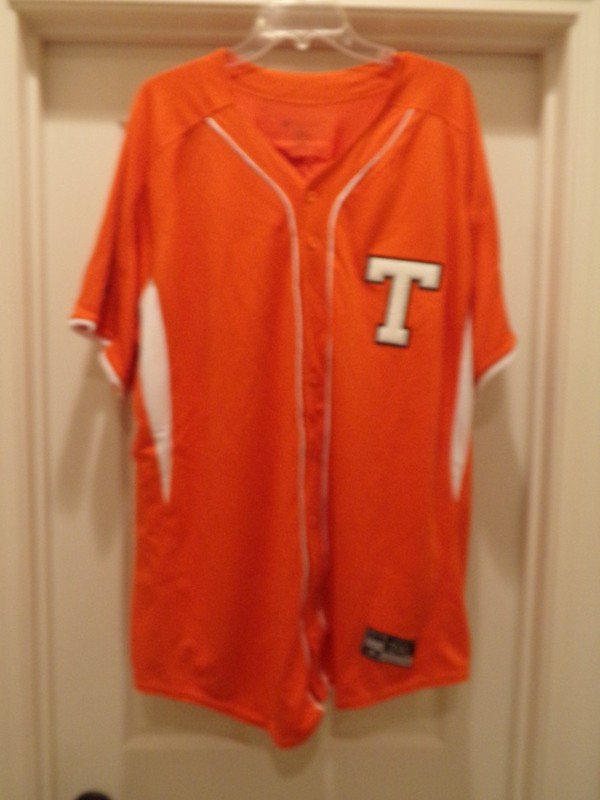 "Replica" UNIVERSITY of TENNESSEE VOLS Baseball Orange Jersey (3XL) NWOT $79
