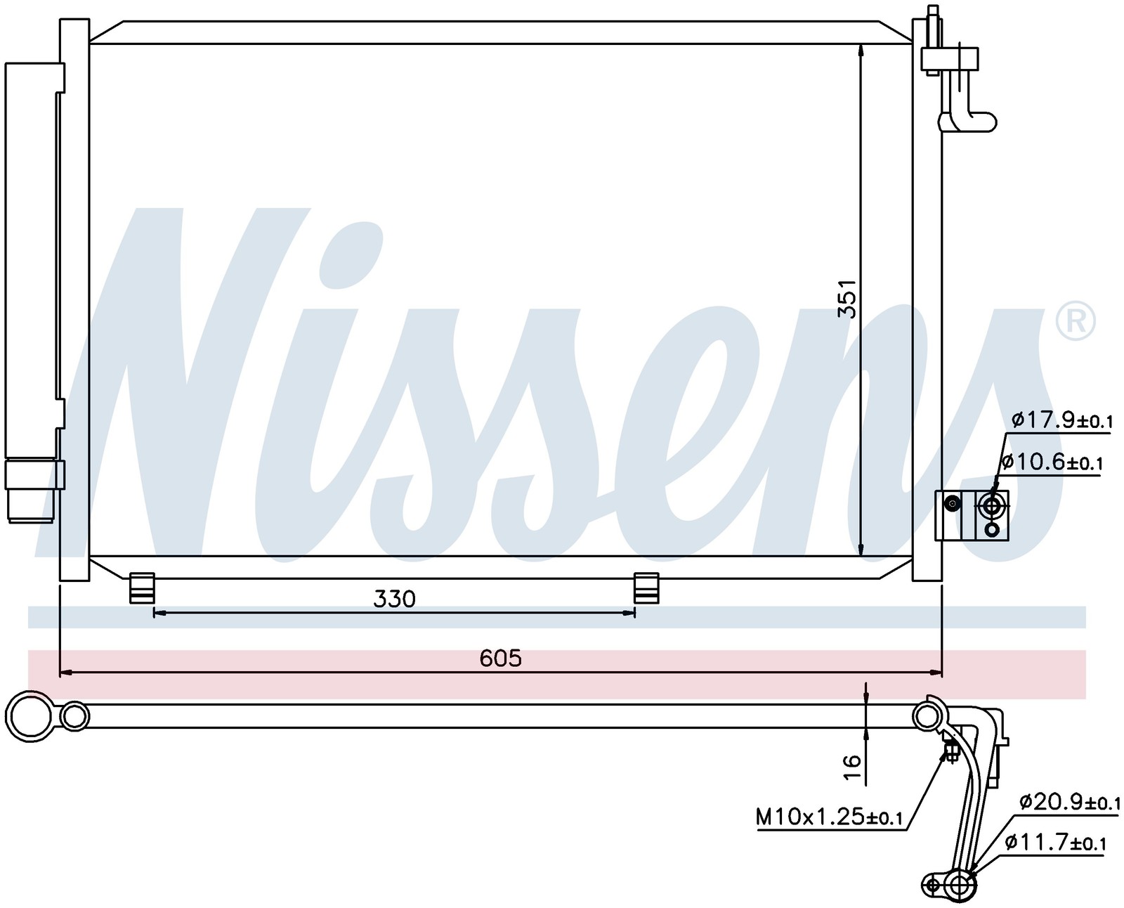 FORD FIESTA VI Condenser 2009-