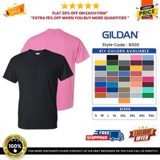 Gildan G800 Adult 50/50 USA Cotton/Polyester Tshirt Short Sleeve Stylish T-Shirt