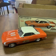 Jim Beam Decanter 1969 Orange Chevrolet Camaro SS396 (empty) 