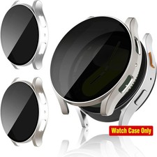 2 Pack Screen Protector Case for Samsung Galaxy Watch 7 44mm Anti-Peeping