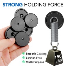Heavy Duty Magnets with Hole 150LB Strong Neodymium Wall Mount Magnets 6 Pack