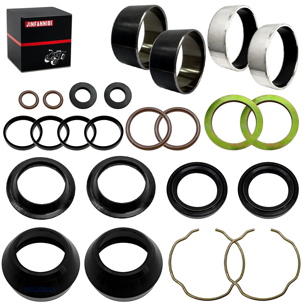 Fork Bushing Seal & Dust Oil Rebuild Kit for Harley Softail Dyna Street Glide