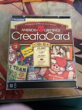 American Greetings CreataCard Gold 8 2-CD Printing CD-ROM Software