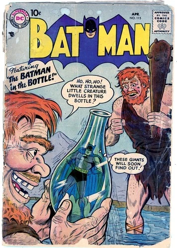Batman #115 1958 DC Comics Batman in the Bottle-VINTAGE SILVER AGE! NO RESERVE!