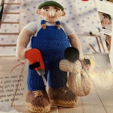 Alan Dart Knitting Pattern DIY Odd job man Toy Father’s Day/husband/boyfriend