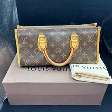 LOUIS VUITTON Popincourt M40009 Monogram Handbag Auth Used