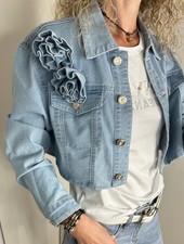 Denny Rose Art 511ND36001 Giacca corta denim Collez Primavera Estate 2025