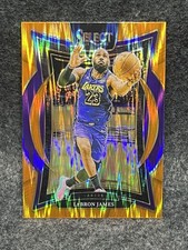 2024-25 Panini Select - Concourse LeBron James #54 Orange Flash Prizm